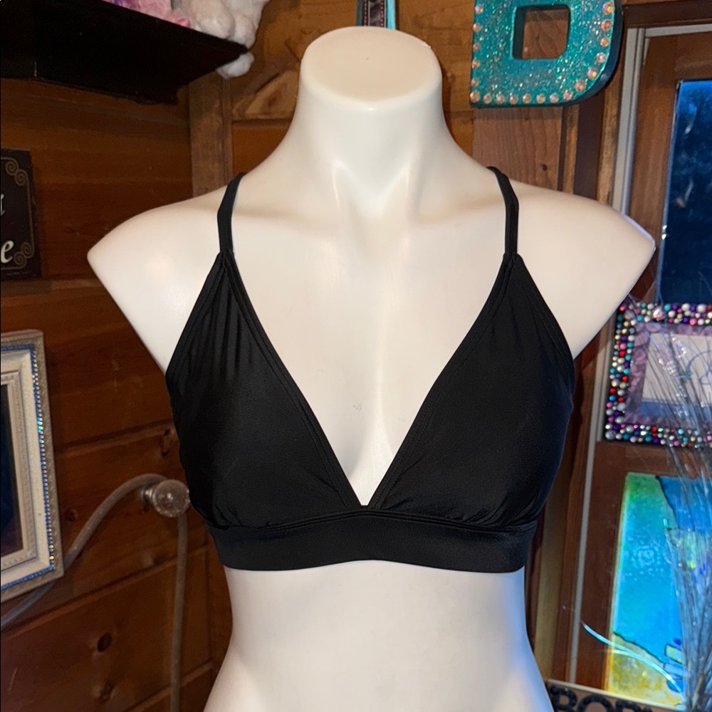 Black Women's Bikini Top black D/DD SUPER SEXY & FLATTERING NEW